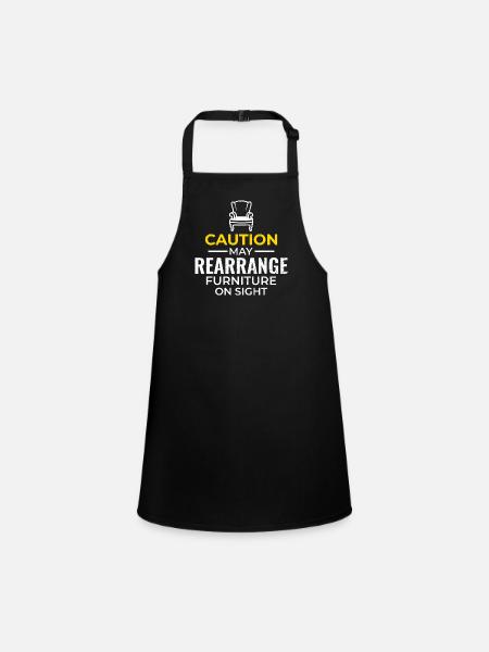 Interior Designer Decoration Design Professional - Children's Apron - black - Front