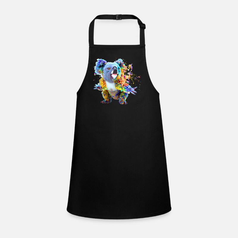Koala in explosion of colour Children's Apron