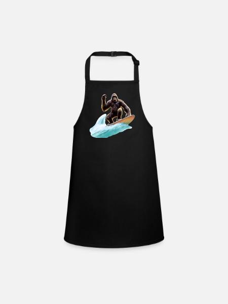 Bigfoot Surf - Tablier Enfant - noir - Devant