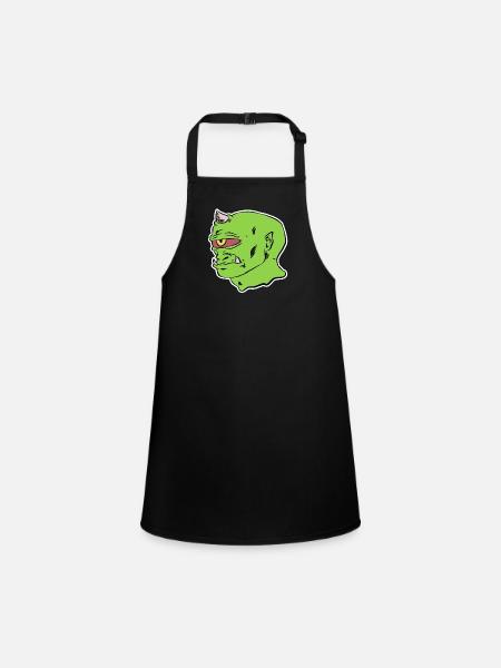 Zombie - Children's Apron - black - Front