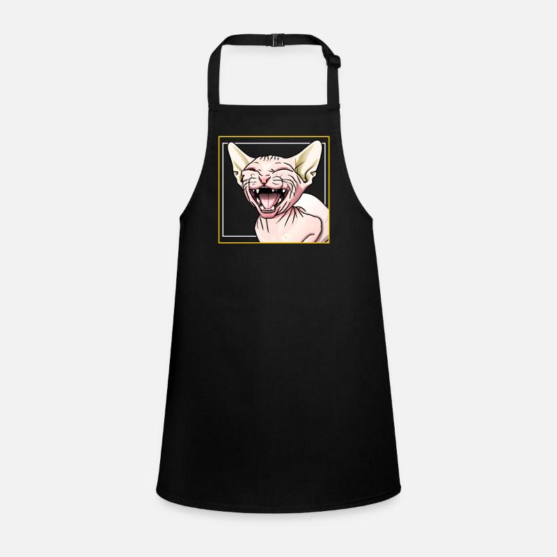 Le chat Sphynx rit Tablier Enfant