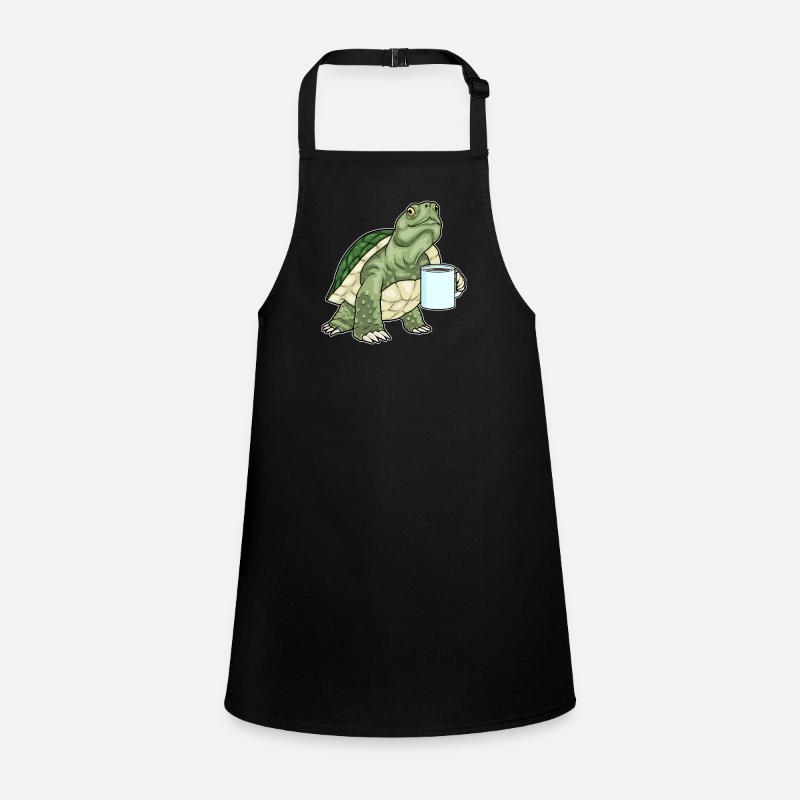 Schildkröte Kaffee Tasse Schürze für Kinder