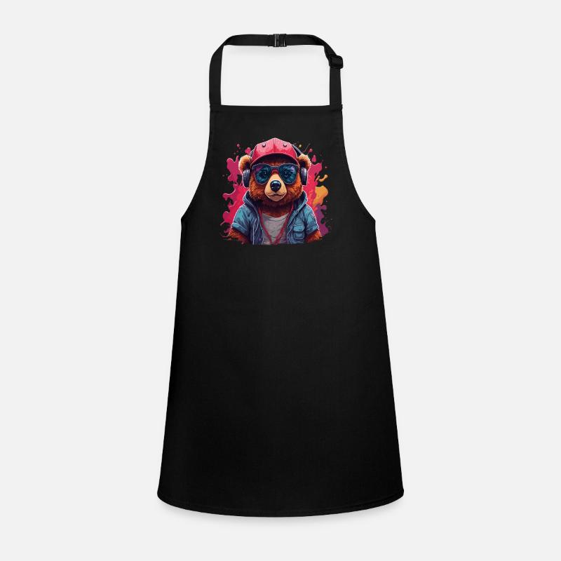 Bear Animal Art I Cool Cute Bear Children's Apron