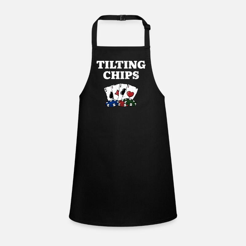 Tilting Chips Gambler Casino Jeu de hasard Tablier Enfant