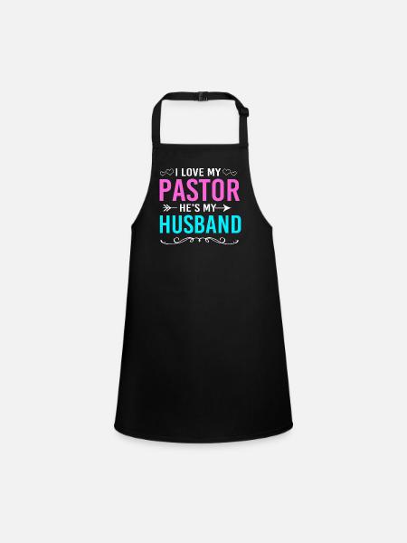 Pastor - Children's Apron - black - Front