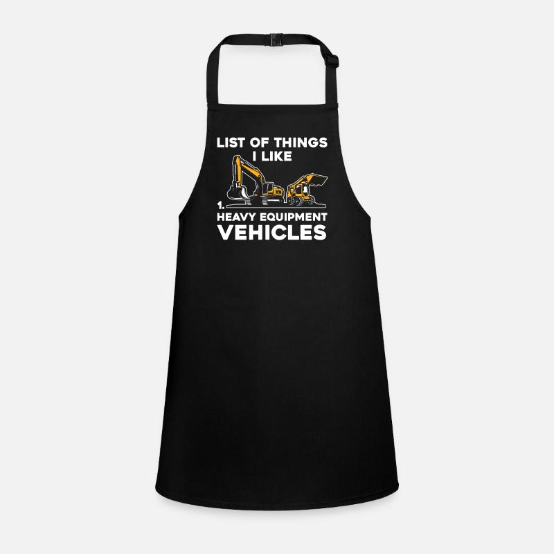 Construction machinery operator Excavator driver Excavator driver Construction workers Children's Apron