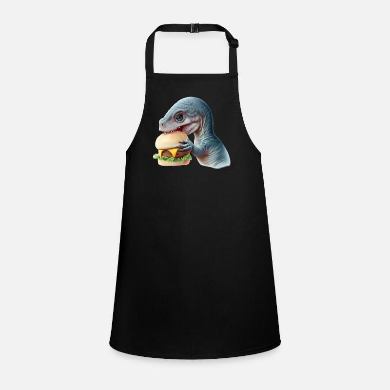 Cheeseburger Dinosauerier Children's Apron