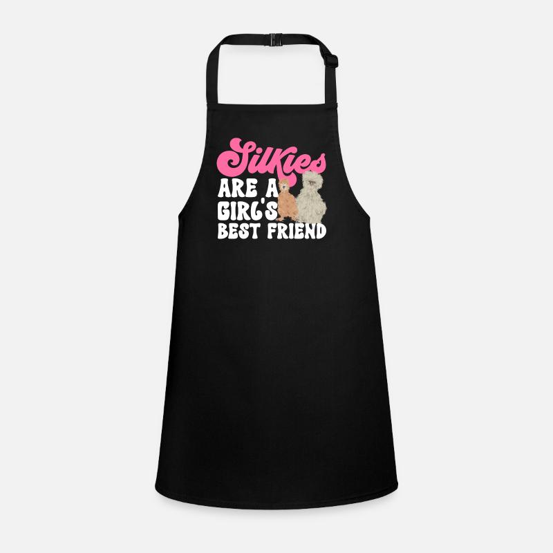 Seidenhuhn Silkie Chicken Children's Apron