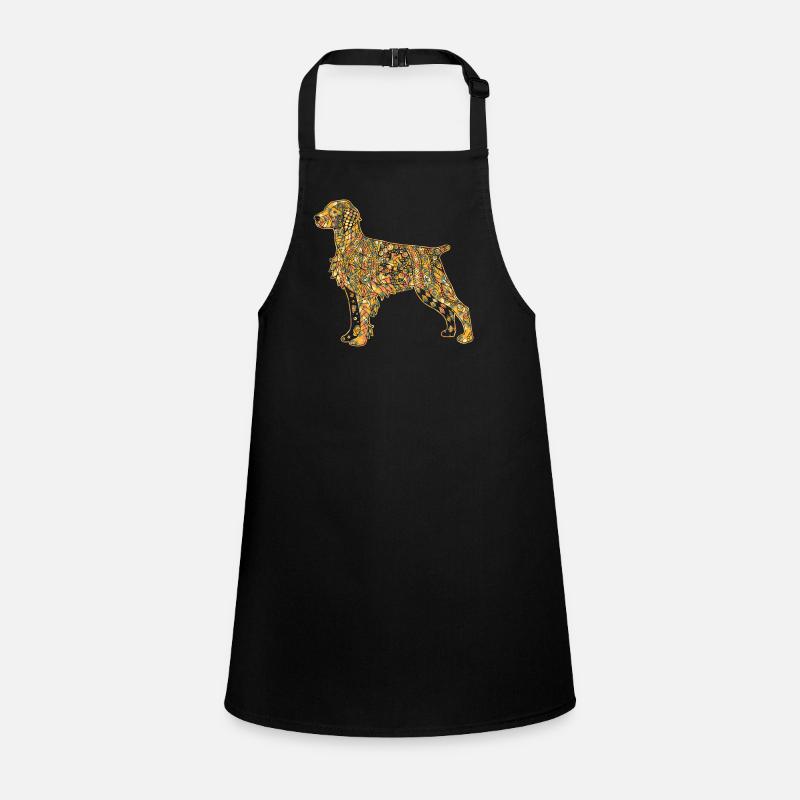 Brittany Spaniel Geometric Children's Apron