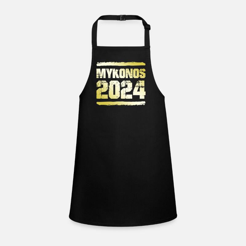 Mykonos 2024 Gold Children's Apron