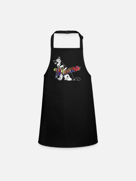 German Shepherd German Shepherd Mama - Children's Apron - black - Front