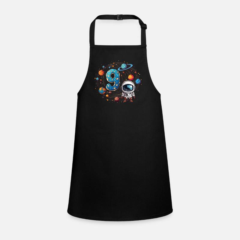 9th Birthday Astronaut Cosmonaut Children's Apron