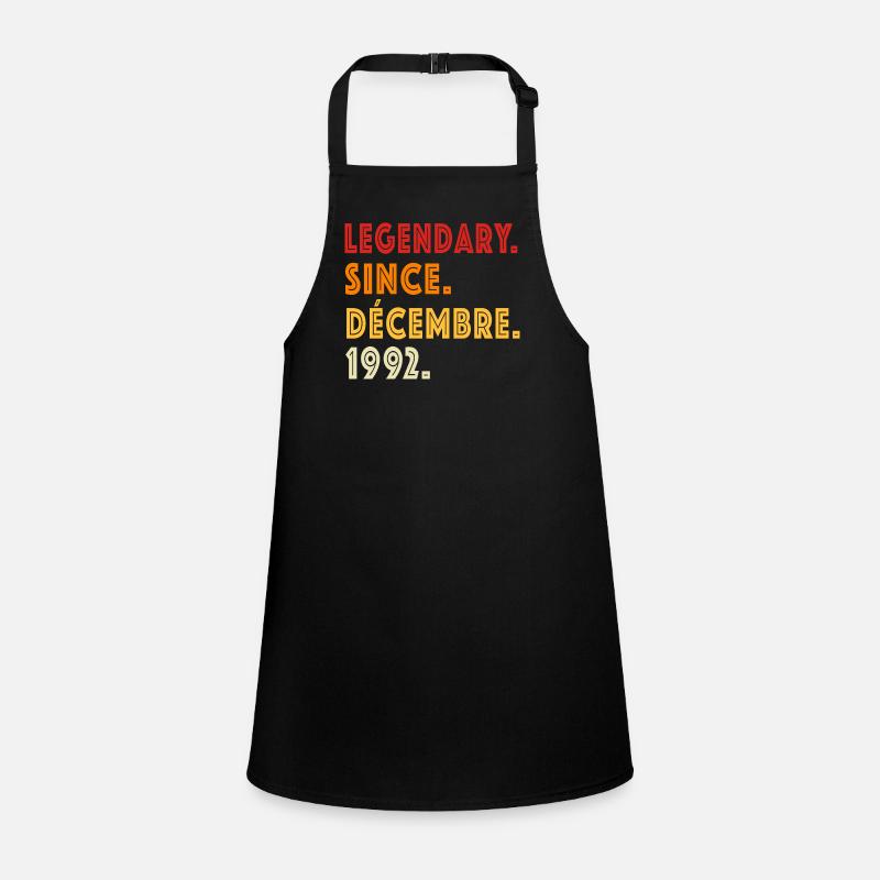 Anniversaire Décembre 1992 Tablier Enfant