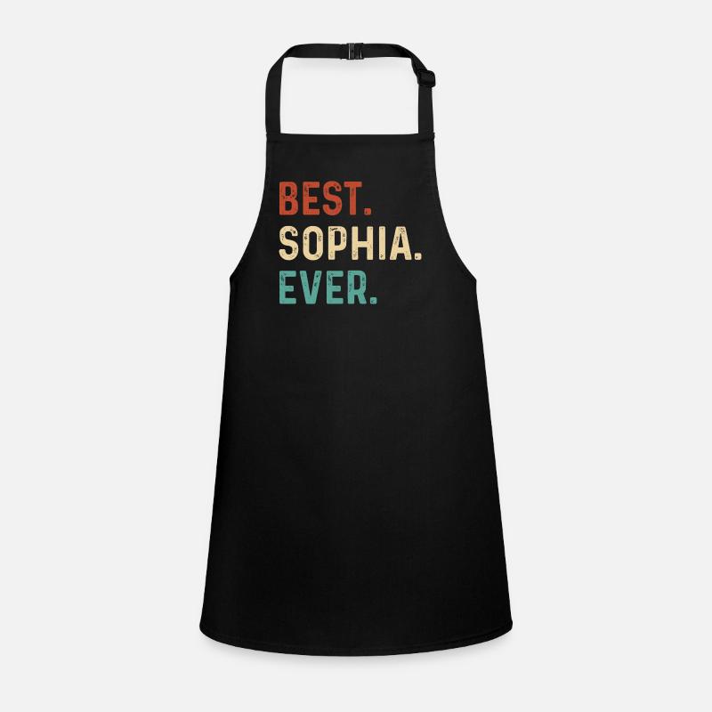 Name Sophia Schürze für Kinder