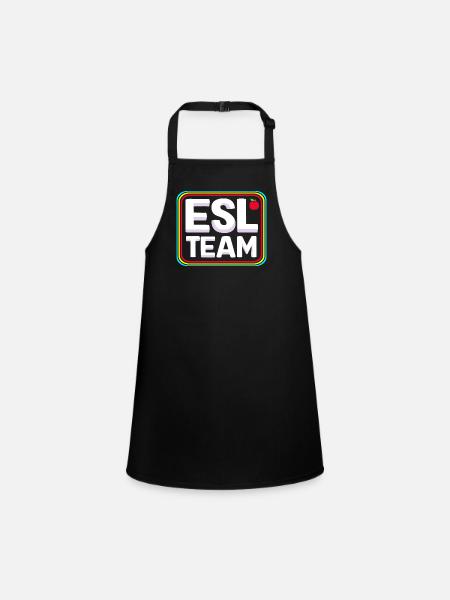 English Teacher English Teacher - Children's Apron - black - Front