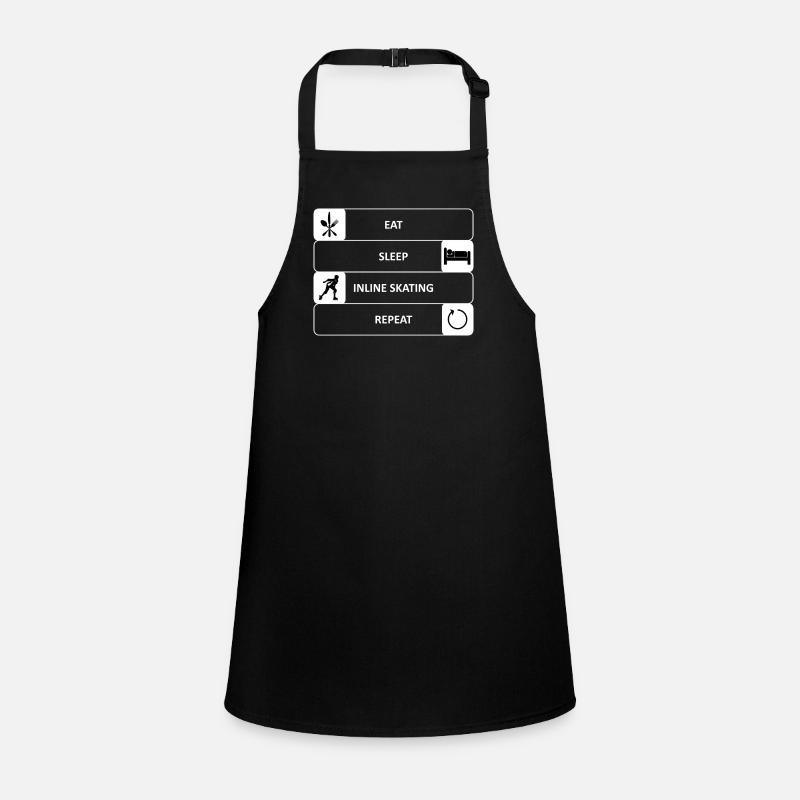 Manger, dormir, faire du roller, répéter Tablier Enfant