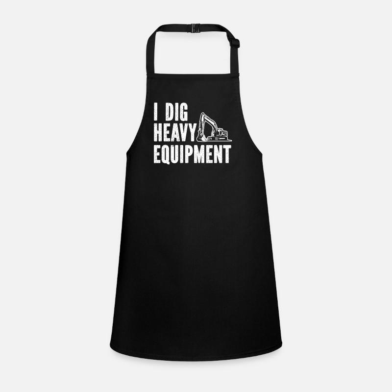 Construction machinery operator Excavator driver Excavator driver Construction workers Children's Apron