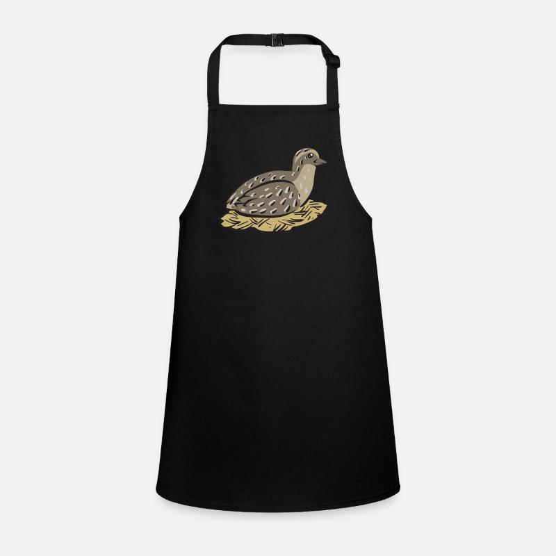 Quail Bird Children's Apron