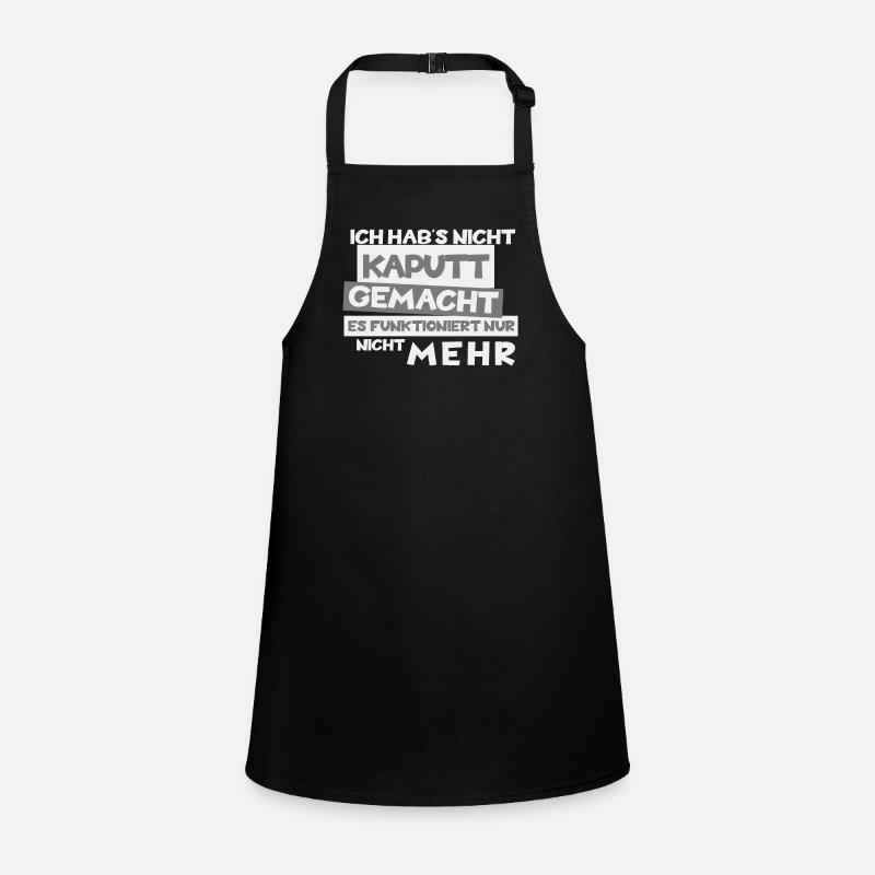 Funny "I didn't break it" theme Children's Apron
