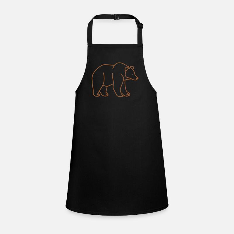 Grizzly bear cub Children's Apron