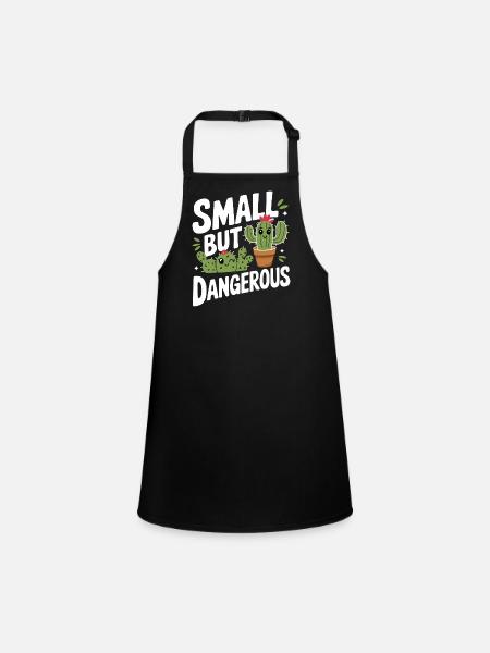 Cactus Cacti Desert Plant - Children's Apron - black - Front
