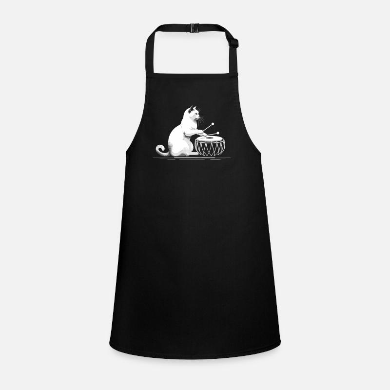 Rhythm Cat - Cat Playing Tonga Children's Apron