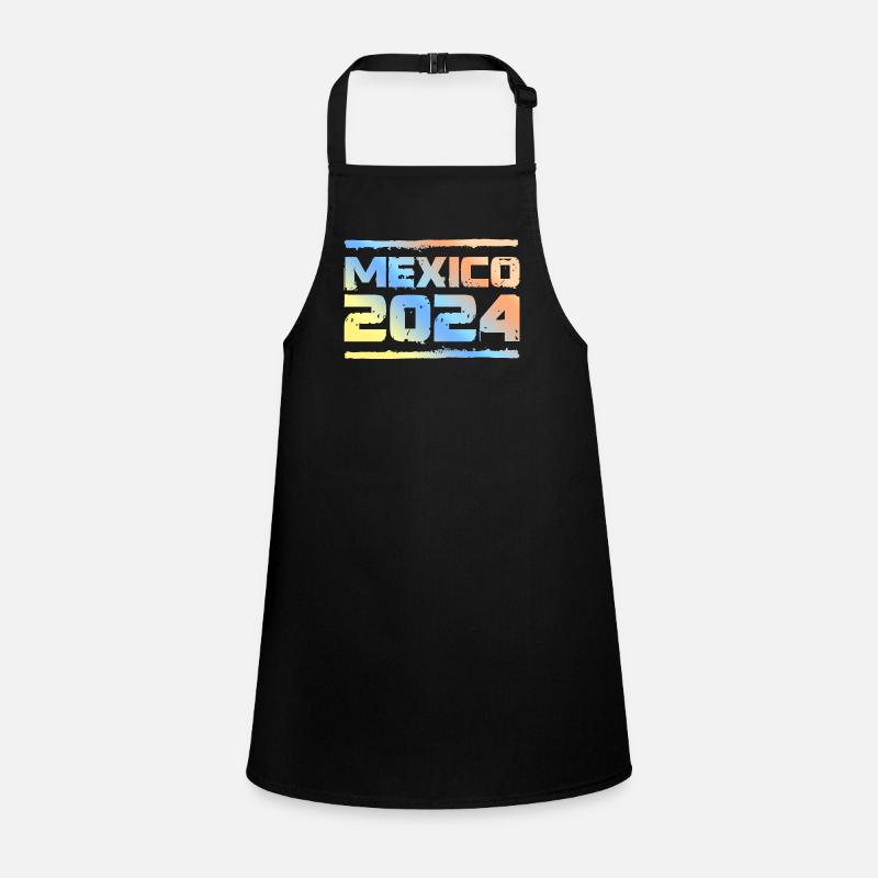 Mexico 2024 Colorful Children's Apron