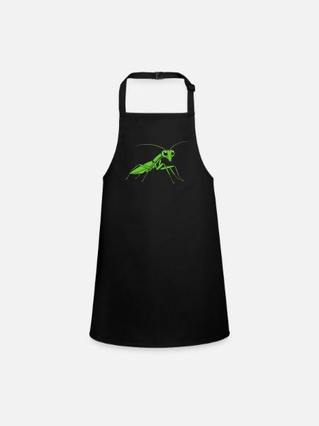 Mante religieuse - Tablier Enfant - noir - Devant