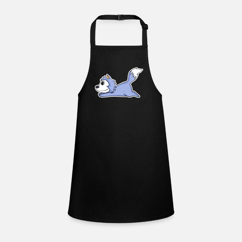 lying wolf Children's Apron