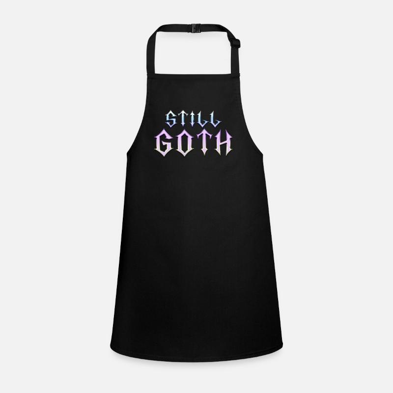 Still Goth! Gothic Aesthetics Y2K Cross Children's Apron