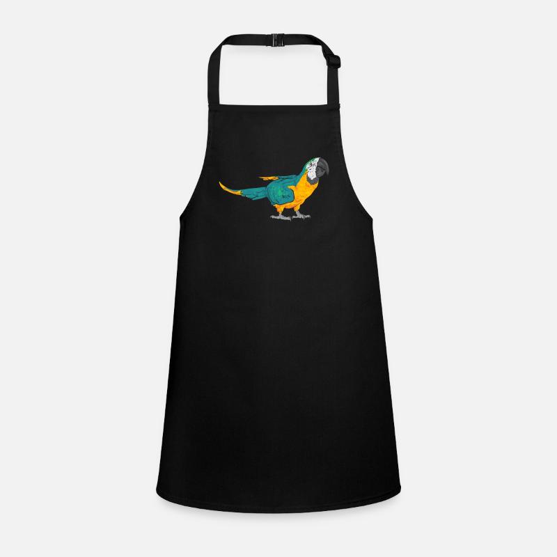 Yellow-breasted Macaw Parrot Blue And Yellow Macaw Children's Apron