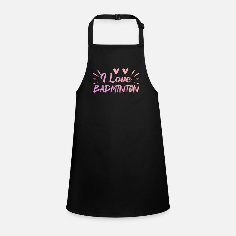 I love badminton Children's Apron