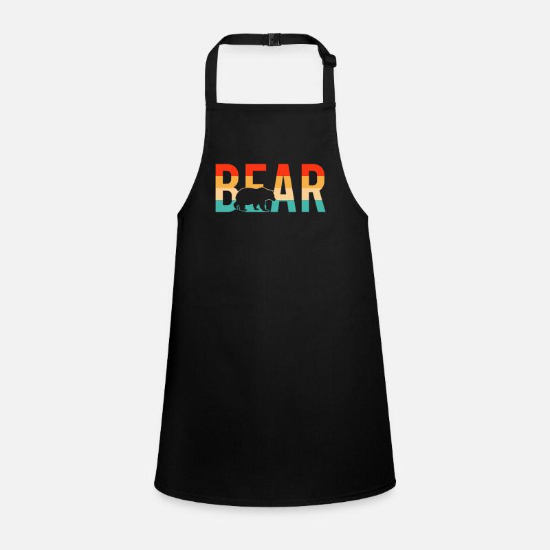 Bear bear retro Children's Apron