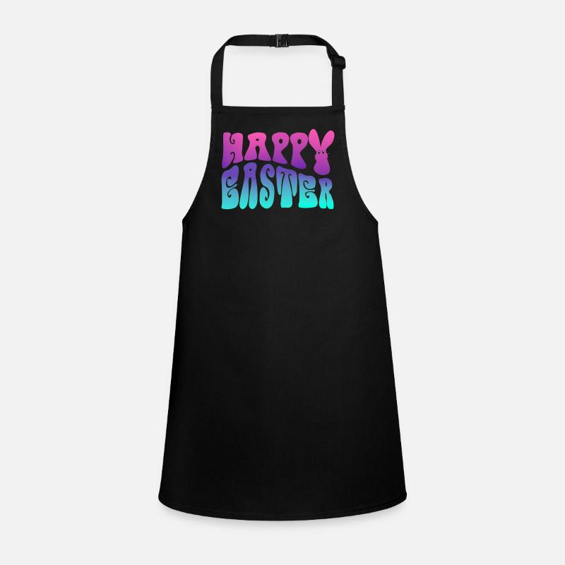 Happy Easter lettering Children's Apron