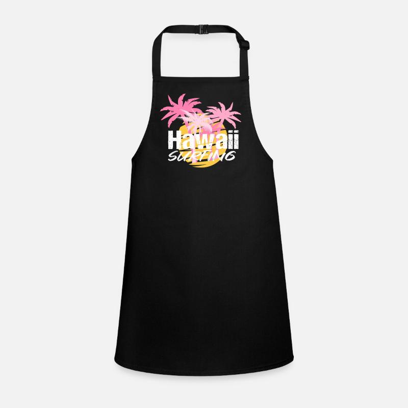 Hawaii Surfing Palmen Schürze für Kinder