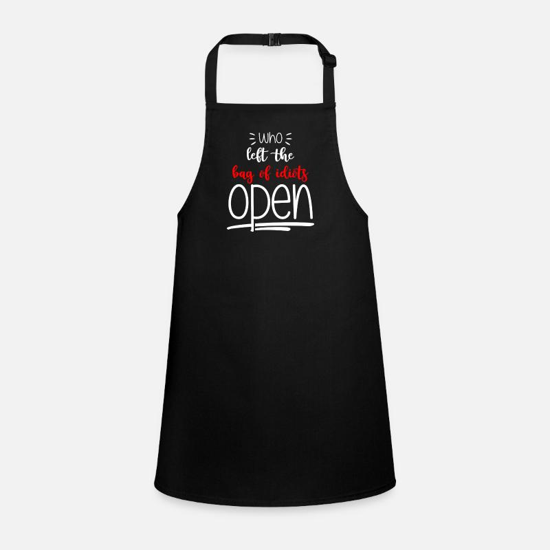 Idiot Evil Provocation Children's Apron