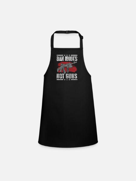 Sarcasm Funny Office - Children's Apron - black - Front