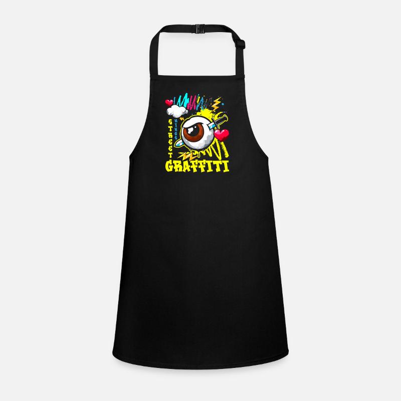 Graffiti Colorful Hip Hop Children's Apron