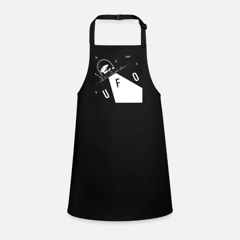 Vintage UFO Retro Halloween Alien Kidnapping Children's Apron