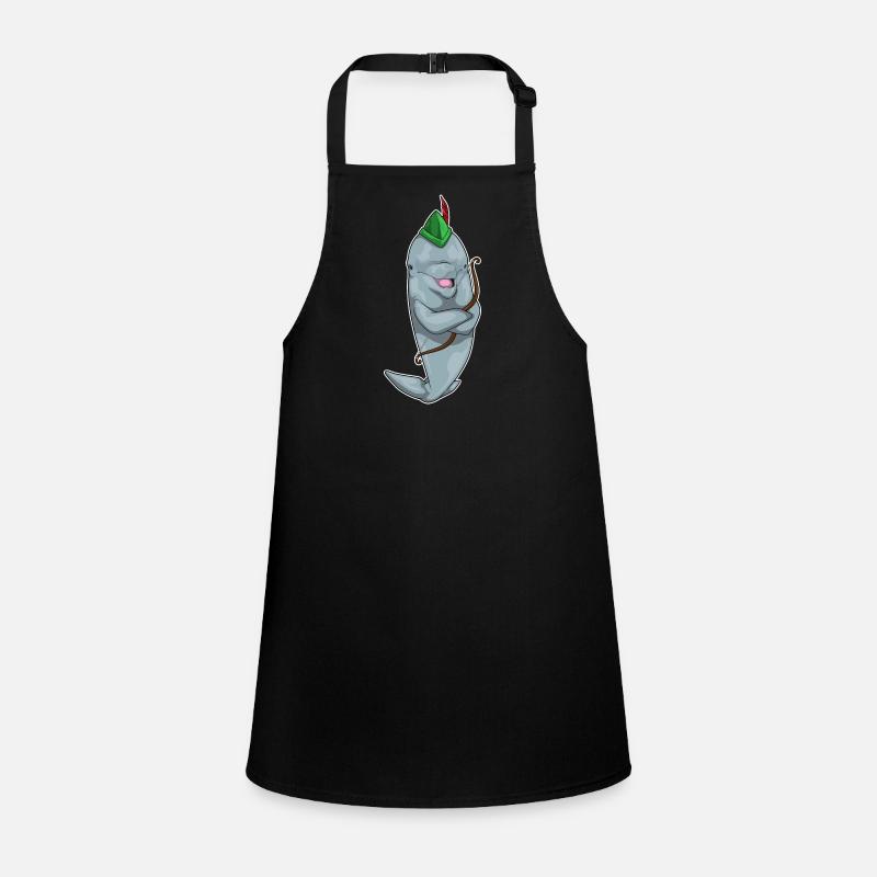 Dolphin Archer Bow Children's Apron