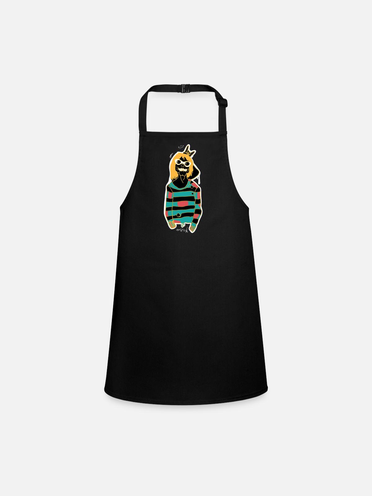 Paradise - Children's Apron - black - Front