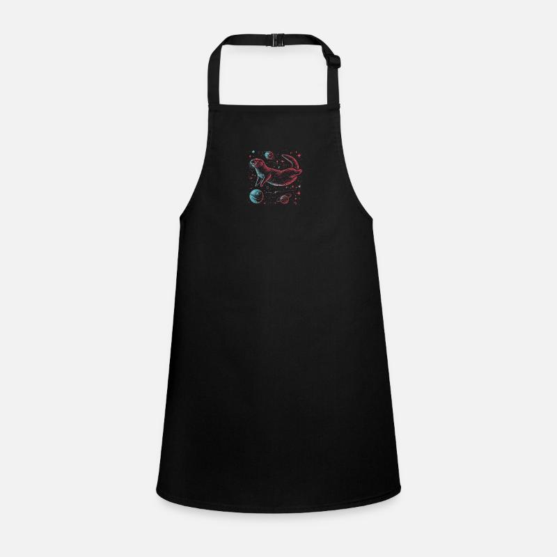Otter Space Funny Otter Astronaut Children's Apron
