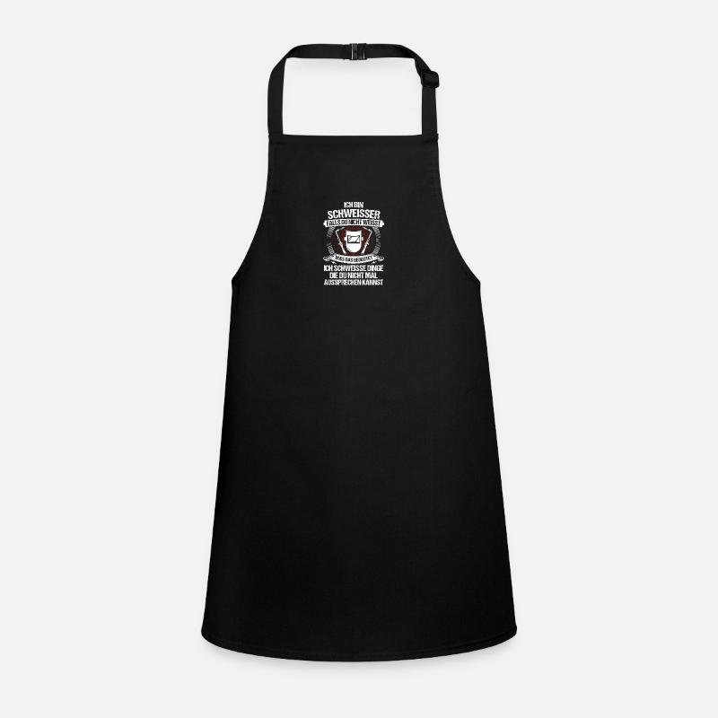 Welding Welding Workers Welder - Children's Apron - black