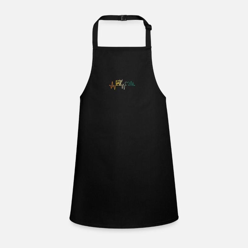 Cow Beef Heartbeat Highland Cattle Children's Apron