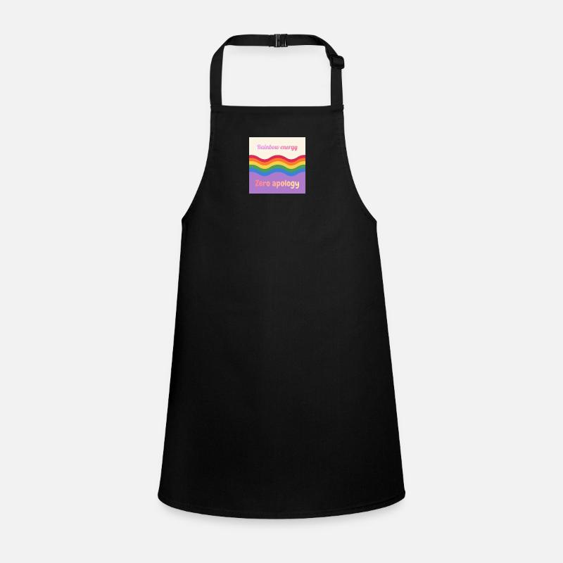 Regenbogenenergie Schürze für Kinder