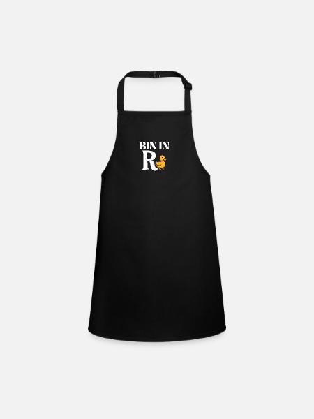 Pensioner Retirement Pension Pension Duck - Children's Apron - black - Front