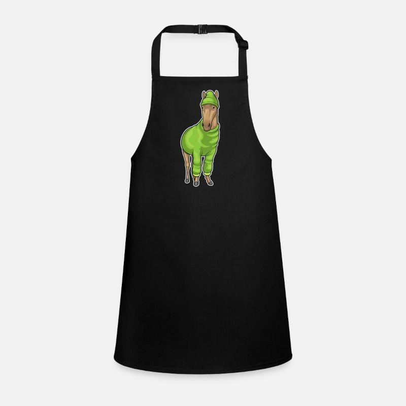 Horse Winter Hat Children's Apron
