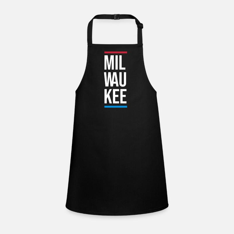 Typographie de Milwaukee Bold City Tablier Enfant
