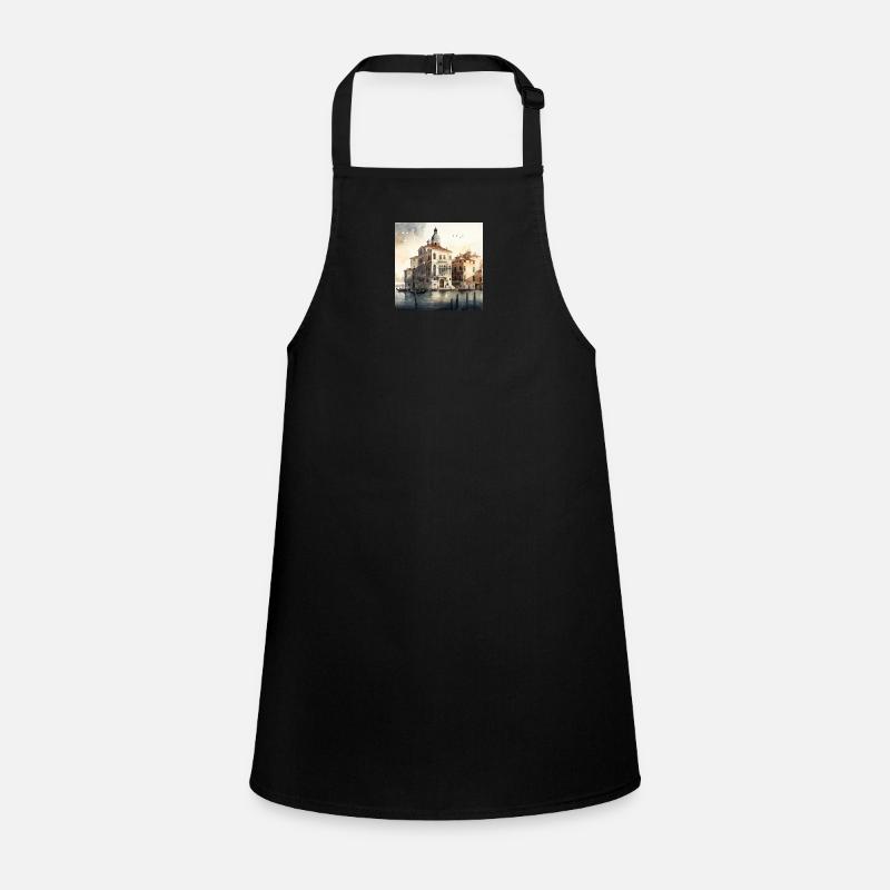Venice Aquarell Gondolas Children's Apron