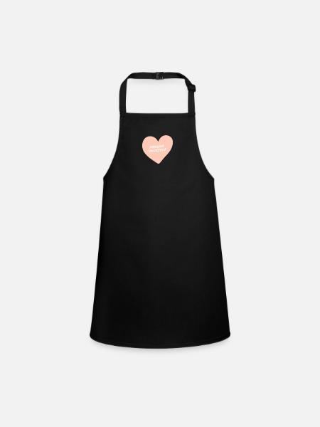 Forgive yourself - Children's Apron - black - Front